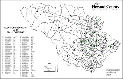 Map Of Howard County Md Map Gallery