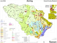 Thumbnail image of the Howard County Zoning Map
