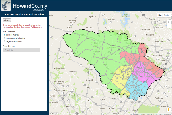 Howard County Maryland Data Download And Viewer